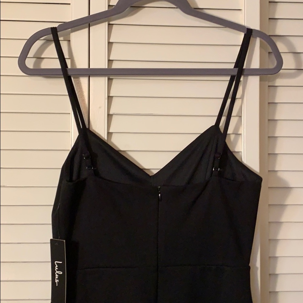 Lulu's Iconic Black Mini Dress - Picture 4 of 8